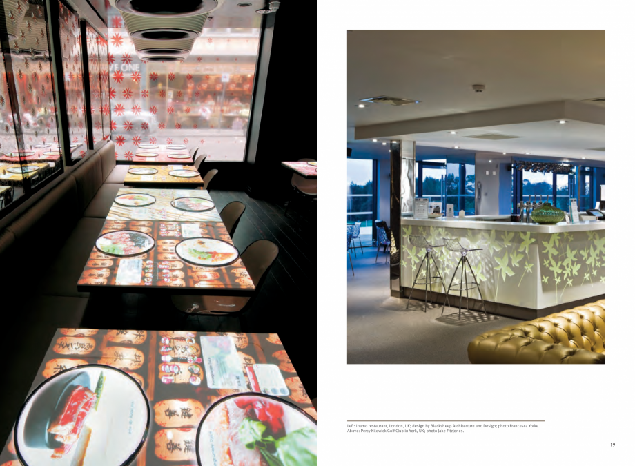 Pagina 11-Utilizarea  placilor minerale pentru interioare in hoteluri CORIAN® Solid Surface  CORIAN®...