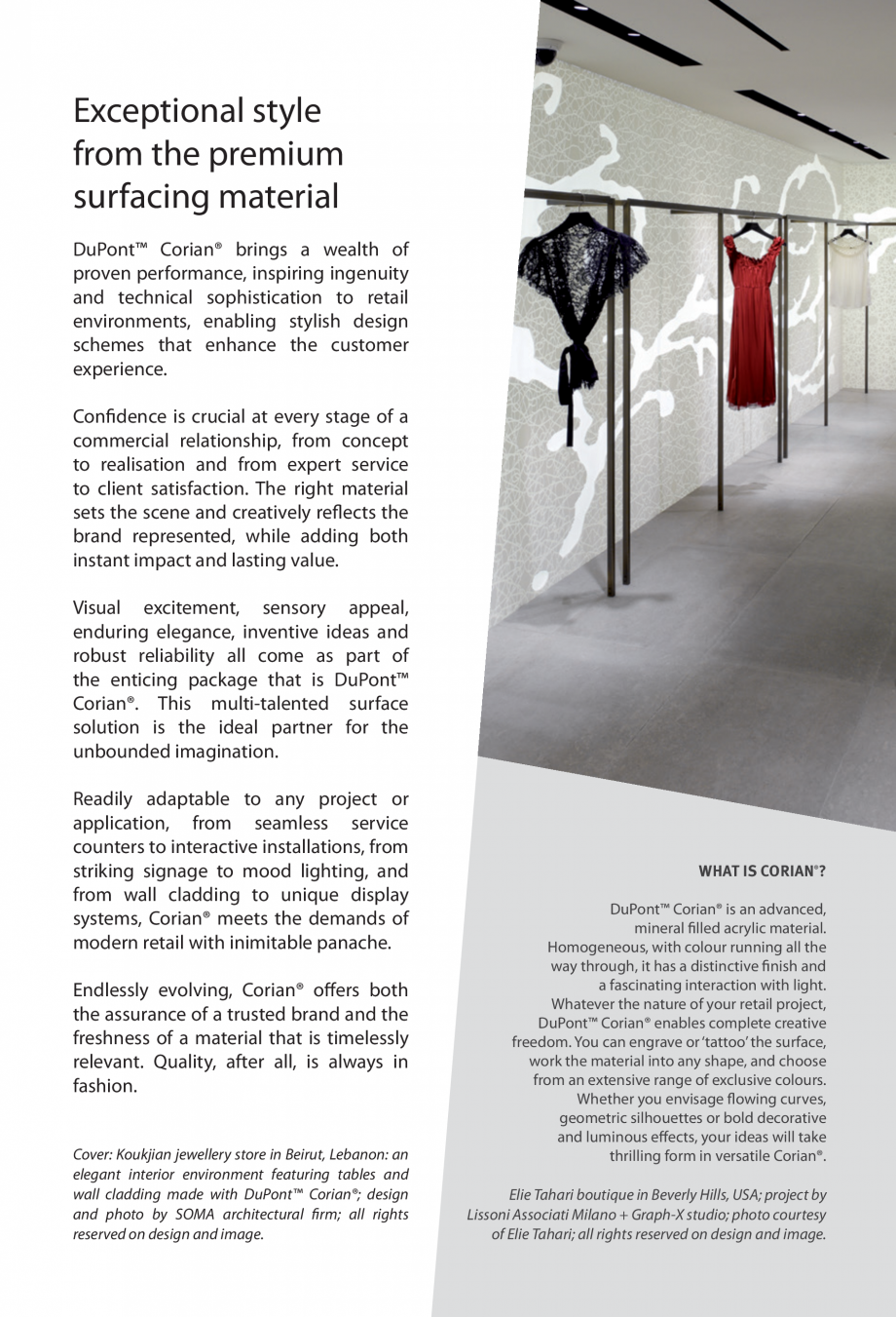 Pagina 3-Crearea unei ambiate unice cu placile minerale pentru interioare CORIAN® Solid Surface ...