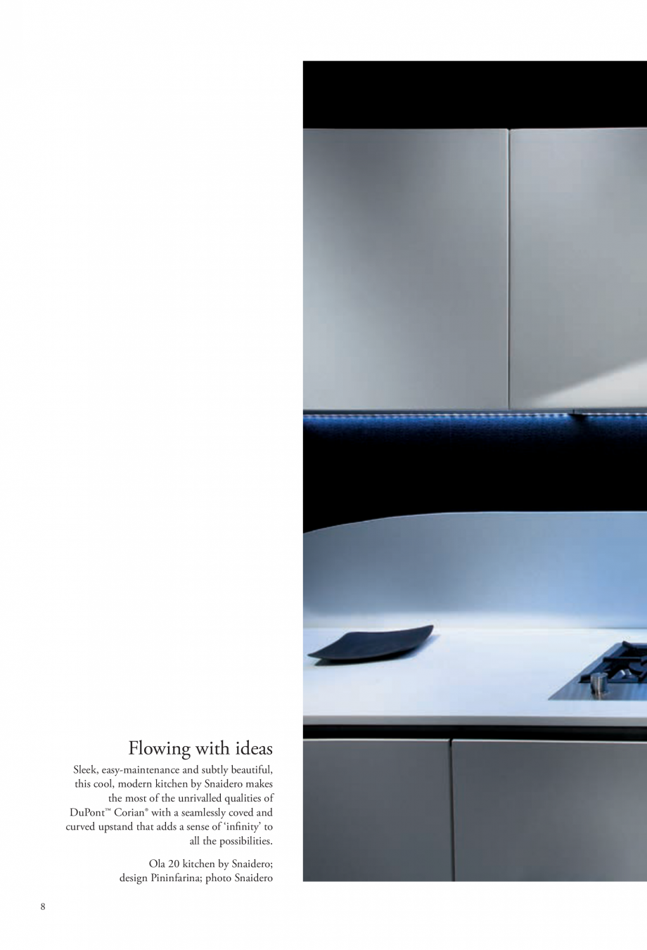 Pagina 9-Interioare realizate cu placi minerale CORIAN® Solid Surface  CORIAN® Solid Surface Catalog,...