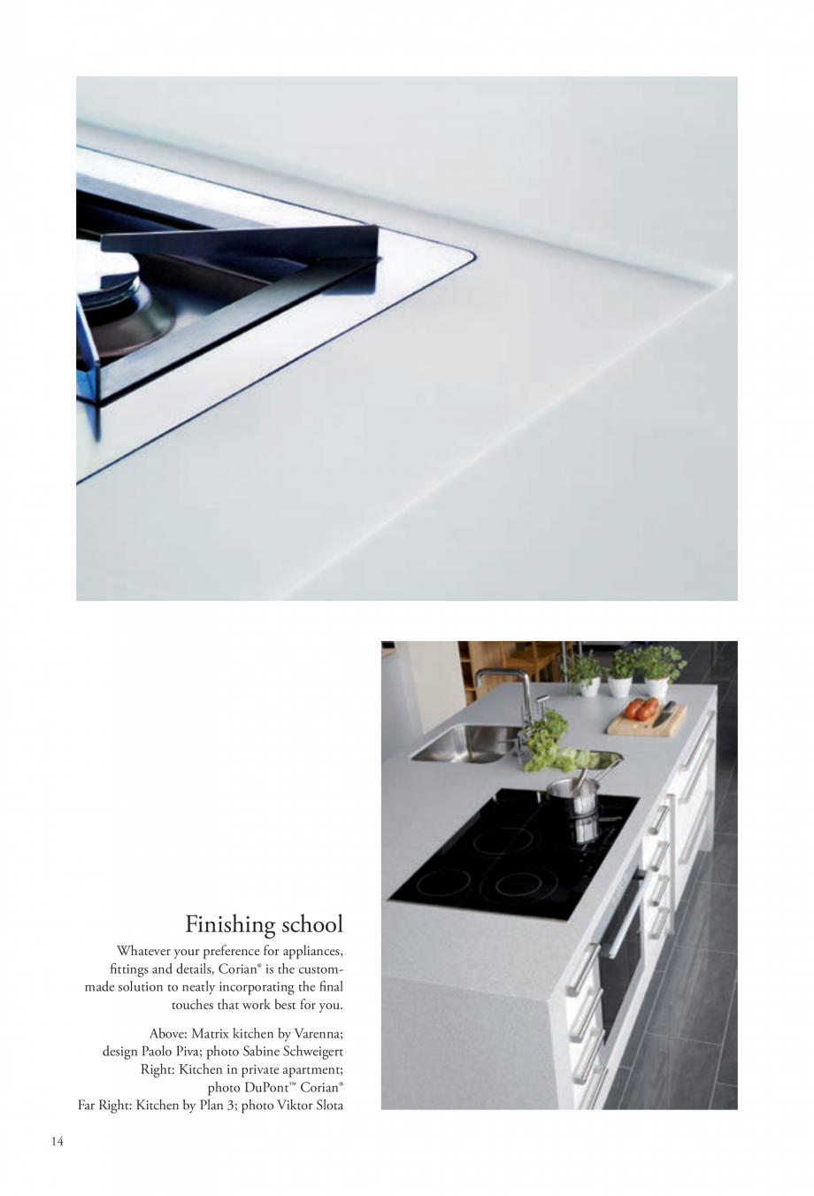 Pagina 15-Interioare realizate cu placi minerale CORIAN® Solid Surface  CORIAN® Solid Surface Catalog,...