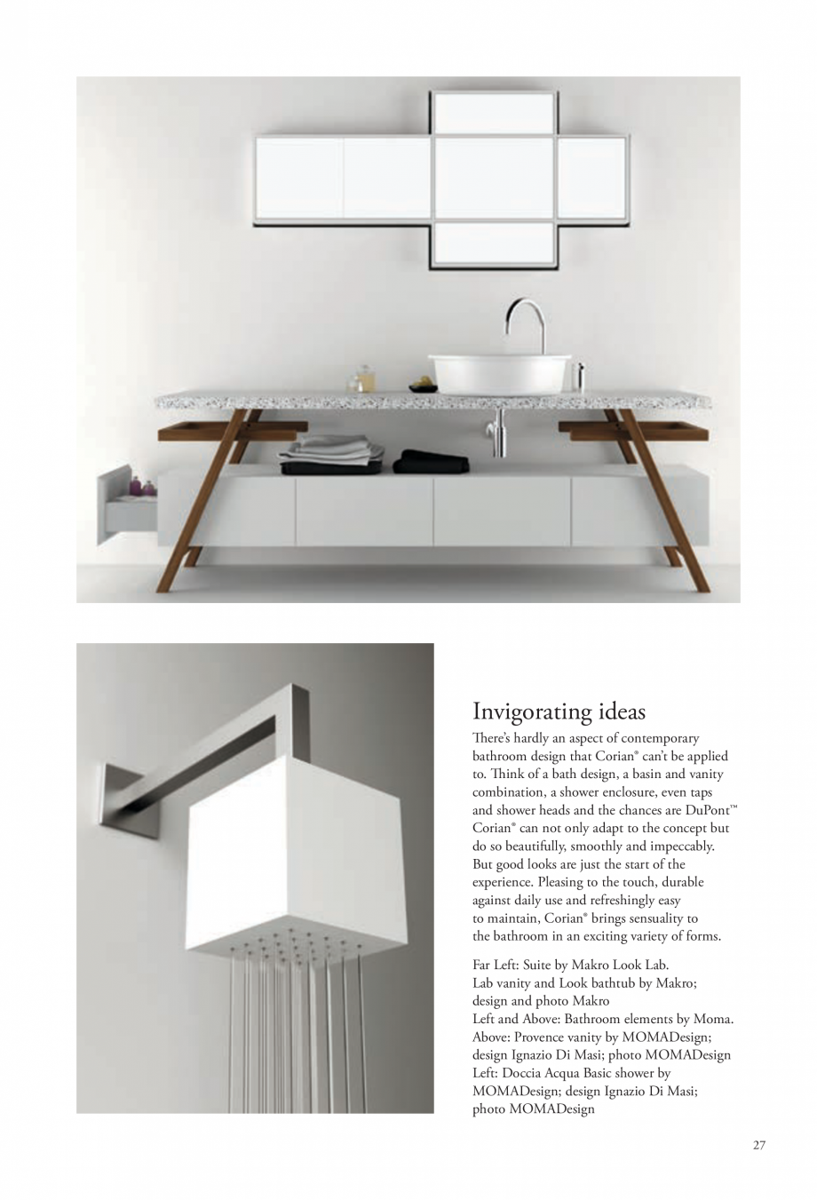 Pagina 28-Interioare realizate cu placi minerale CORIAN® Solid Surface  CORIAN® Solid Surface Catalog,...