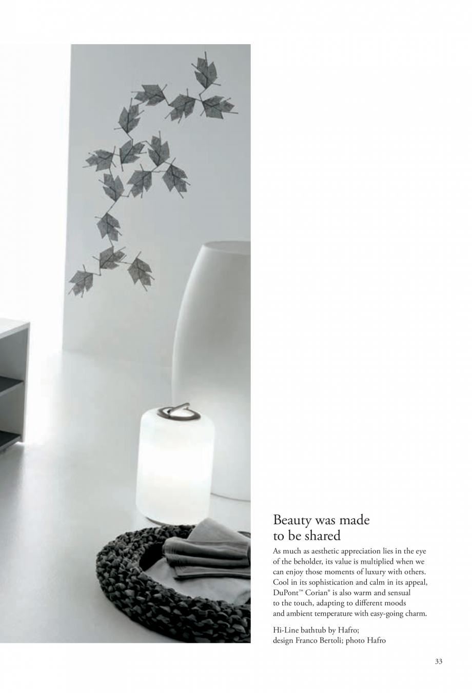 Pagina 34-Interioare realizate cu placi minerale CORIAN® Solid Surface  CORIAN® Solid Surface Catalog,...