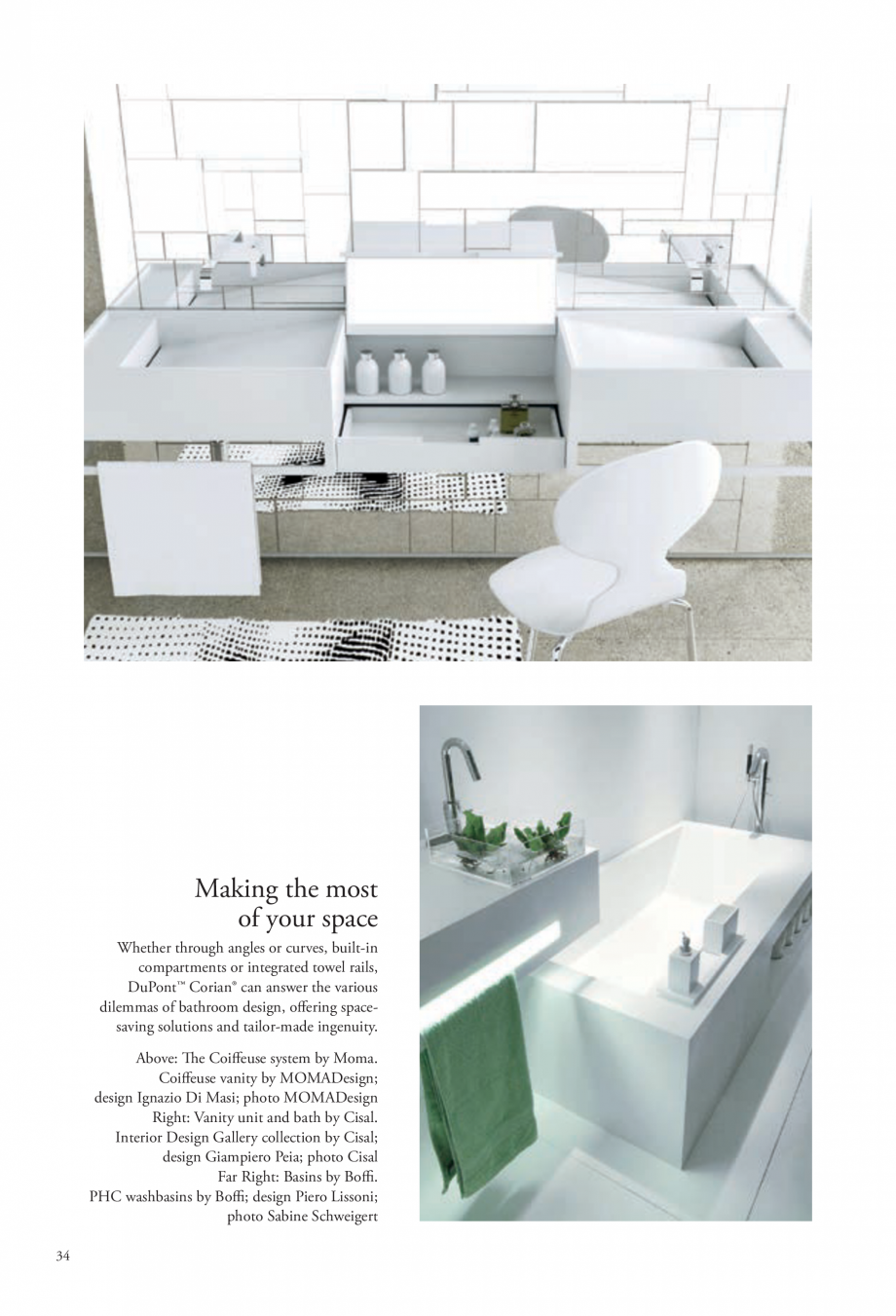 Pagina 35-Interioare realizate cu placi minerale CORIAN® Solid Surface  CORIAN® Solid Surface Catalog,...