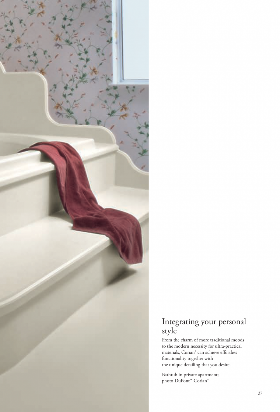 Pagina 38-Interioare realizate cu placi minerale CORIAN® Solid Surface  CORIAN® Solid Surface Catalog,...