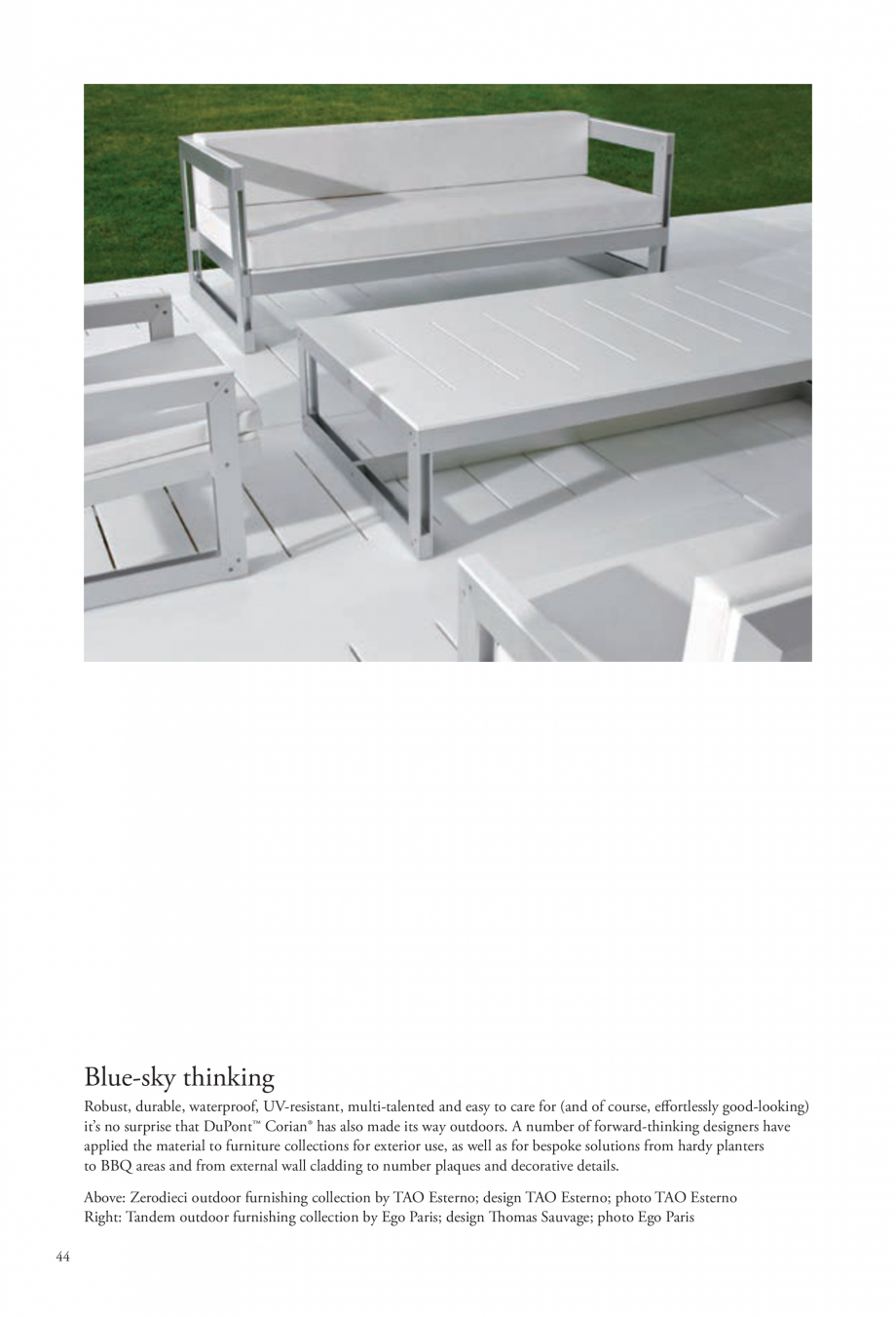 Pagina 45-Interioare realizate cu placi minerale CORIAN® Solid Surface  CORIAN® Solid Surface Catalog,...