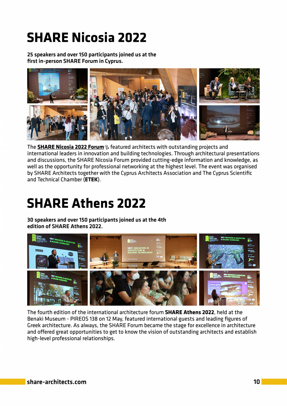 Pagina 10-SHARE Architects 2023 Brochure  Catalog, brosura Engleza 
