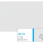 Perforatie rotunda R2 T3 - Perforatii rotunde intre 1 si 4 mm