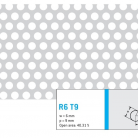 Perforatie rotunda R6 T9 - Perforatii rotunde intre 5 si 10 mm