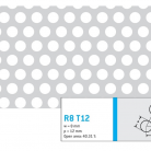Perforatie rotunda R8 T12 - Perforatii rotunde intre 5 si 10 mm