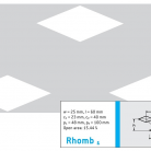 Perforatie decorativa Rhomb1 - Perforatii decorative