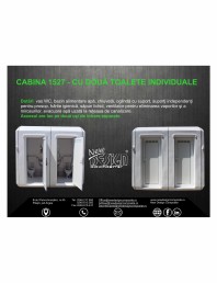 Cabina 1527-Birou + Toaleta individuala
