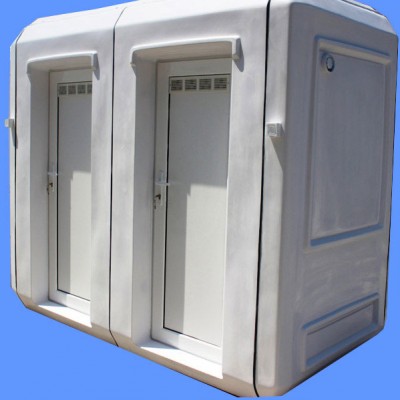 NEW DESIGN COMPOSITE cabina_1527_cu_doua_toalete_individuale_3_116863 - Cabine prefabricate pentru paza birouri fabrici scoli sau puncte de control