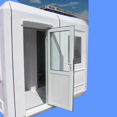 NEW DESIGN COMPOSITE Cabina cu birou si toaleta individuala - Cabine prefabricate pentru paza birouri fabrici