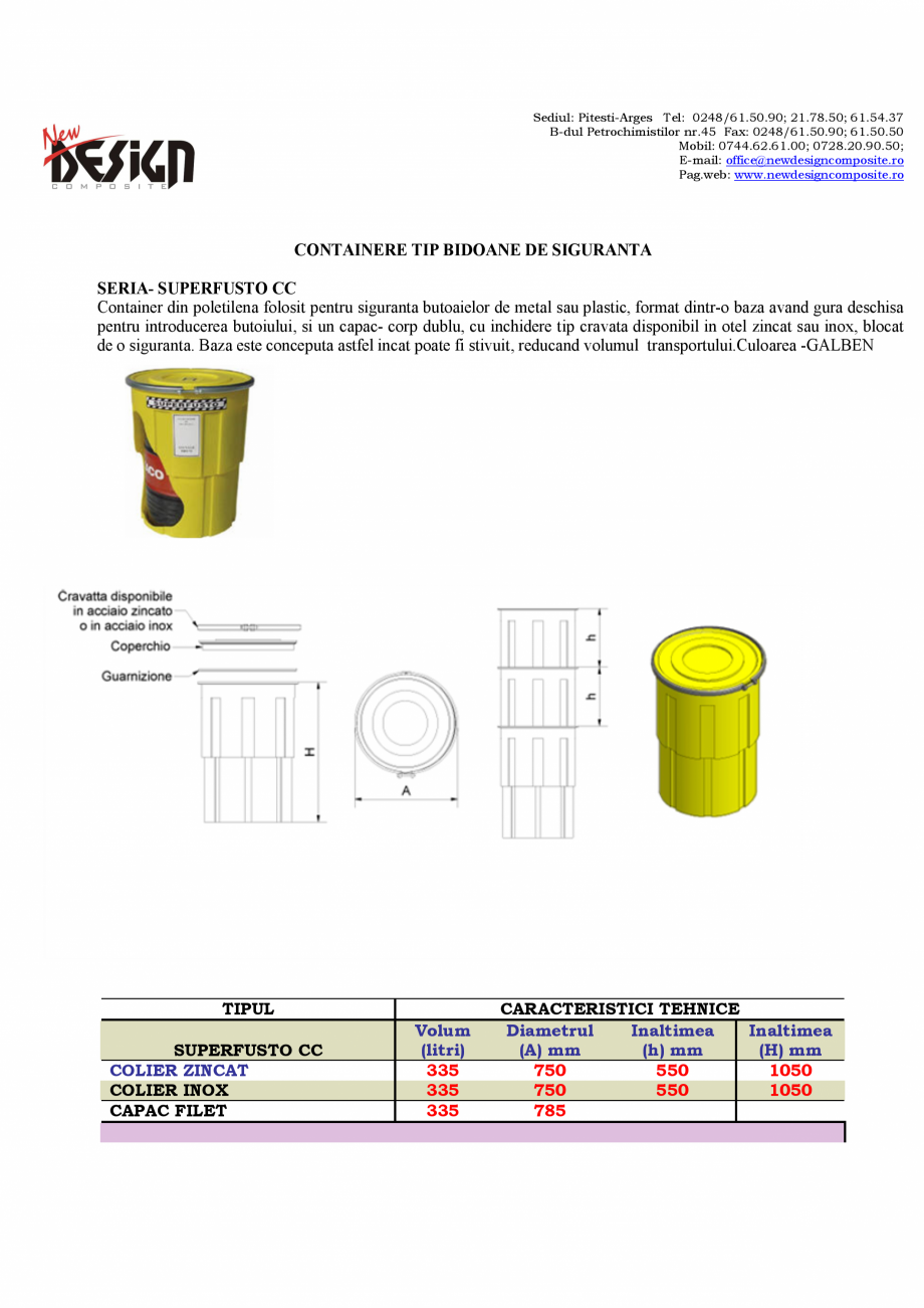 Pagina 10-Containere pentru deseuri periculoase si nepericuloase NEW DESIGN COMPOSITE SUPERFUSTO CC, ECOIL...