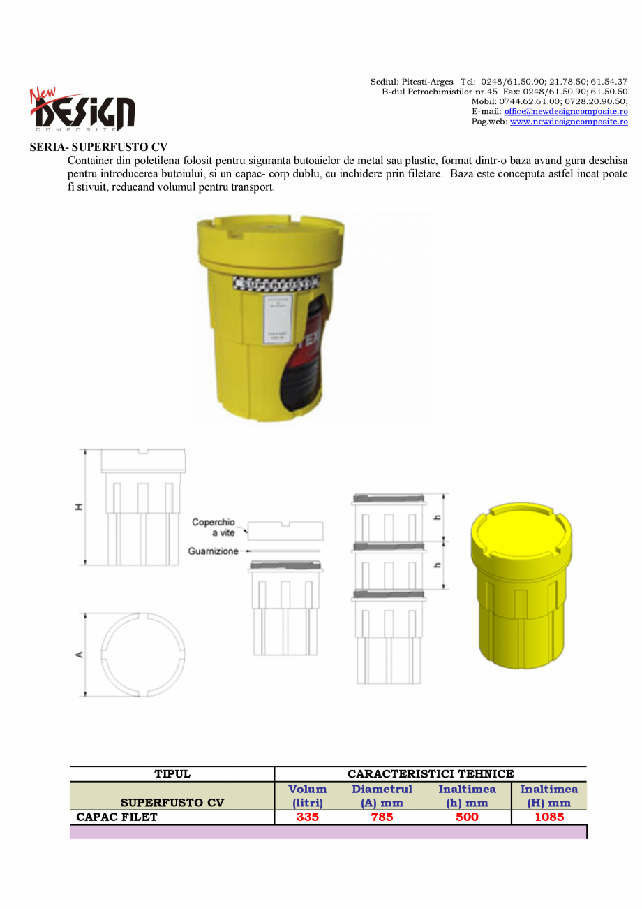 Pagina 11-Containere pentru deseuri periculoase si nepericuloase NEW DESIGN COMPOSITE SUPERFUSTO CC, ECOIL...