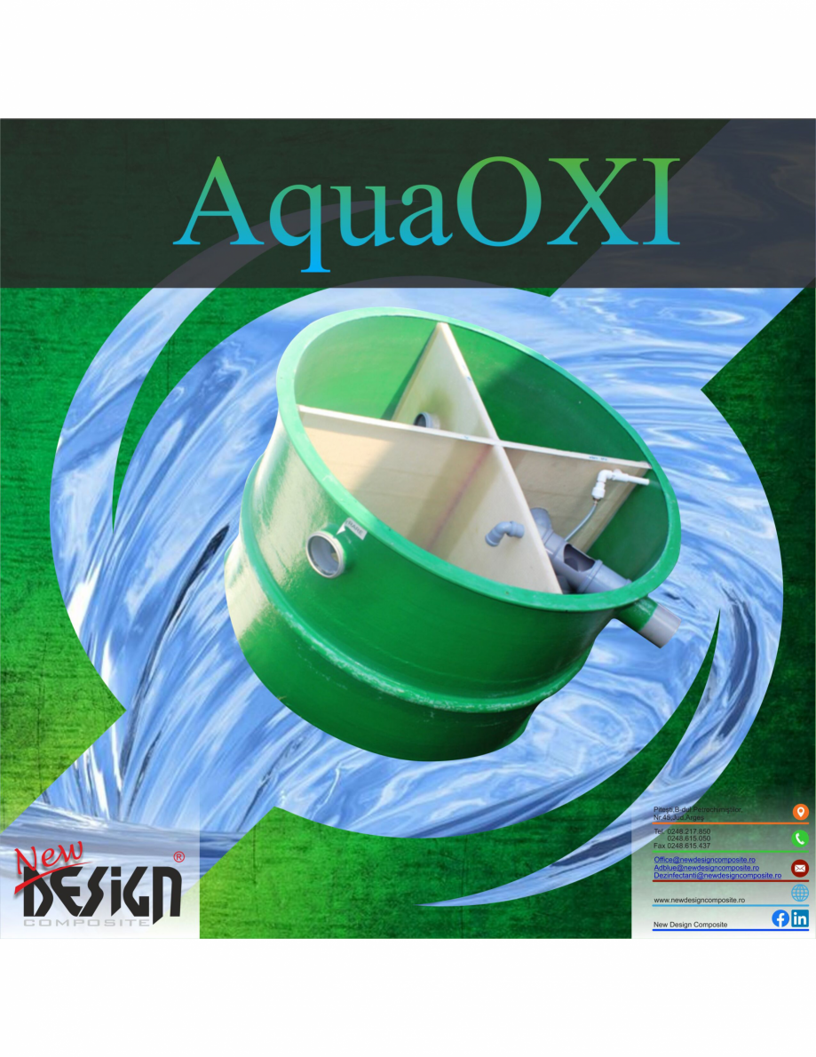 Pagina 1-Statia de epurare NEW DESIGN COMPOSITE  NDC AquaOXI Catalog, brosura Romana 