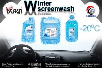 Lichid pentru spalare parbriz vara si anti-inghet NEW DESIGN COMPOSITE