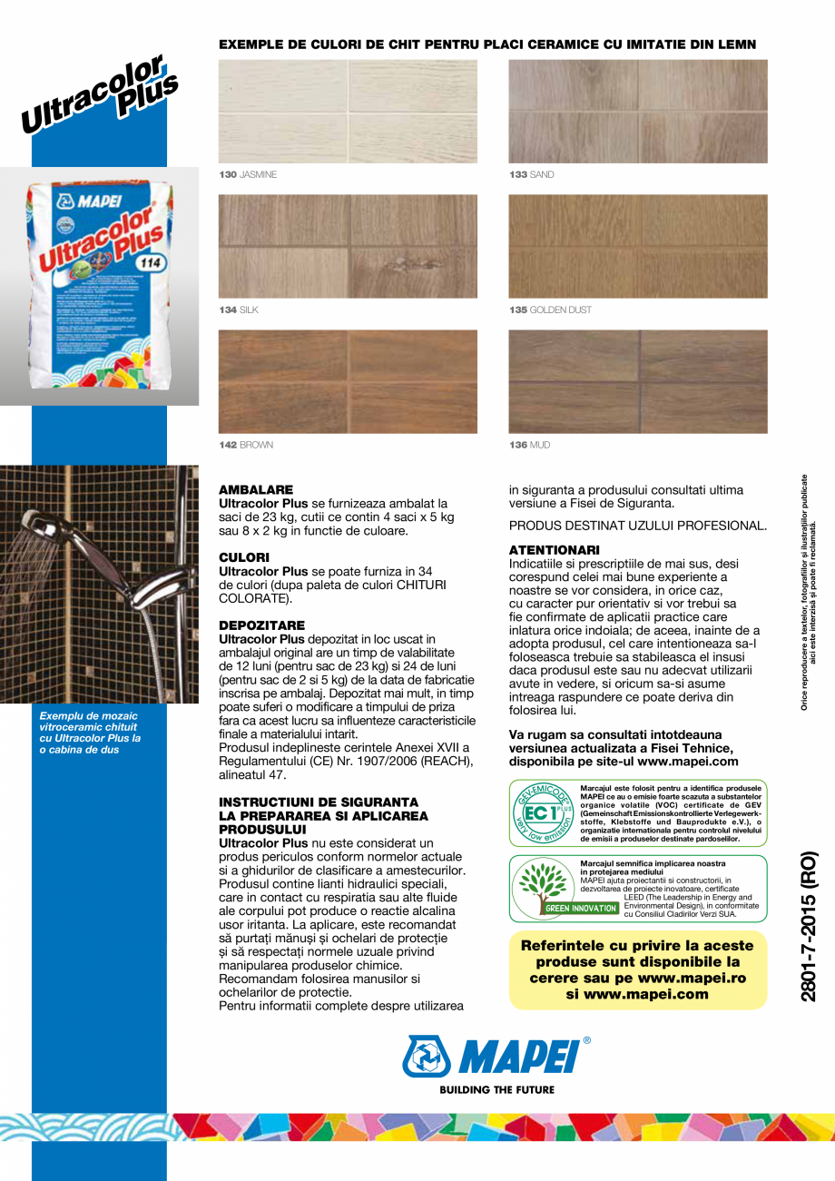 Pagina 6-Mortar de inalta performanta pentru chituirea rosturilor cu latime de la 2 la 20 mm. MAPEI...