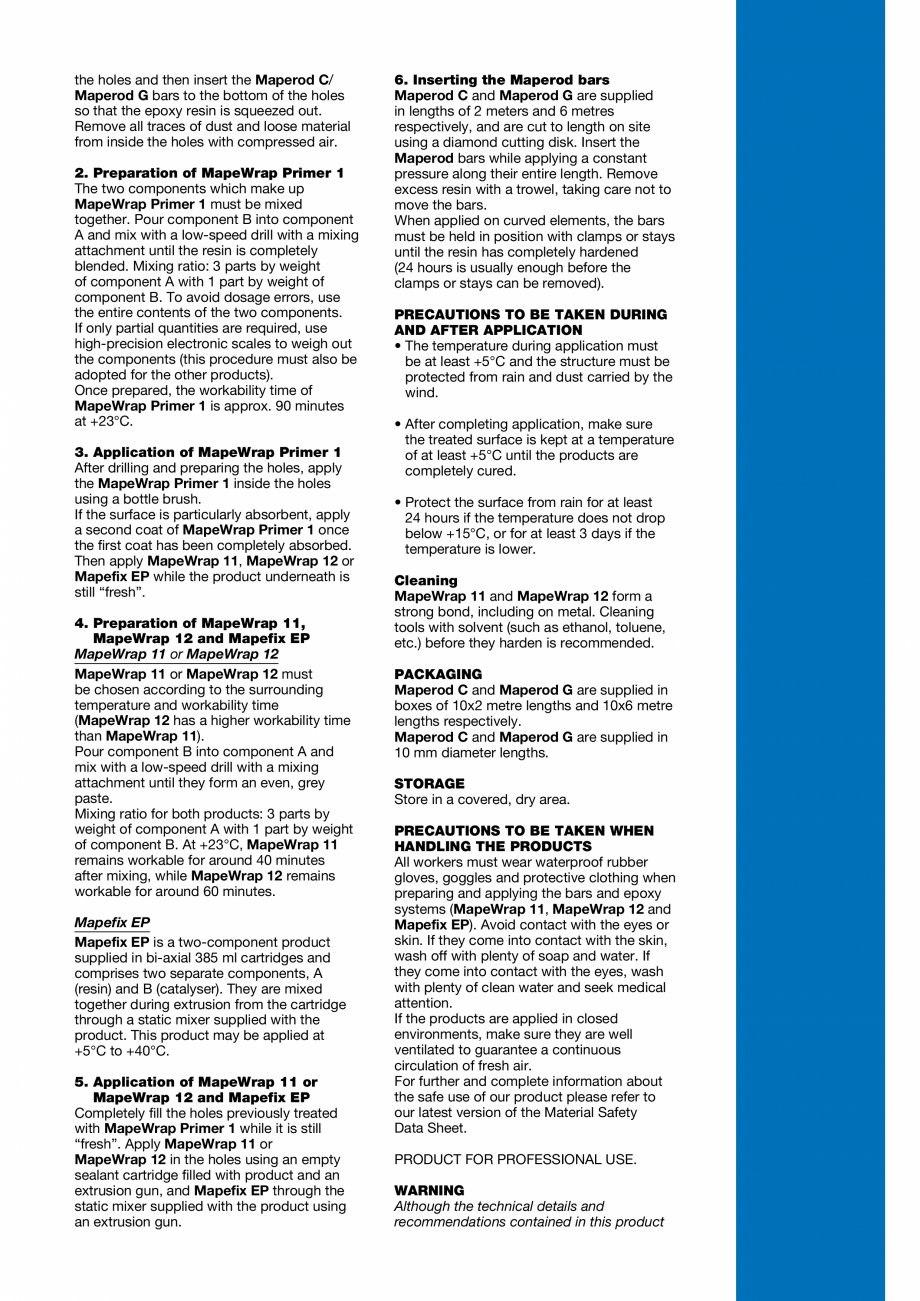 Pagina 3-Bara din fibre de sticla extrudat pentru lucrari de consolidare structurala a elementelor...