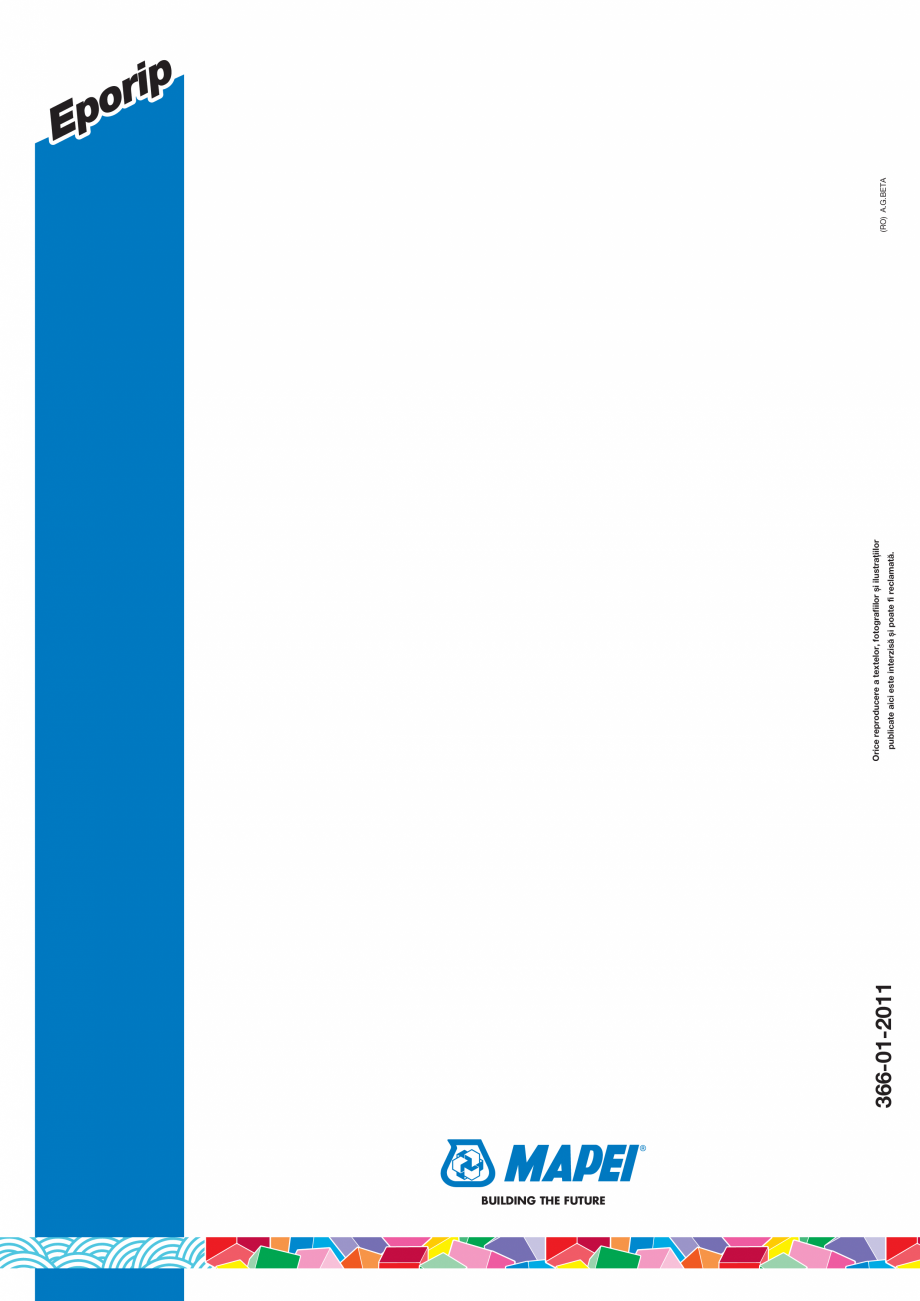 Pagina 4-Adeziv epoxidic bicomponent, fără solvenţi pentru rosturi în construcţii și pentru...
