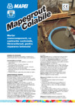 Mortar monocomponent, cu contracție controlată, fibroranforsat, pentru repararea betonului MAPEI - MAPEGROUT COLABILE TI 20