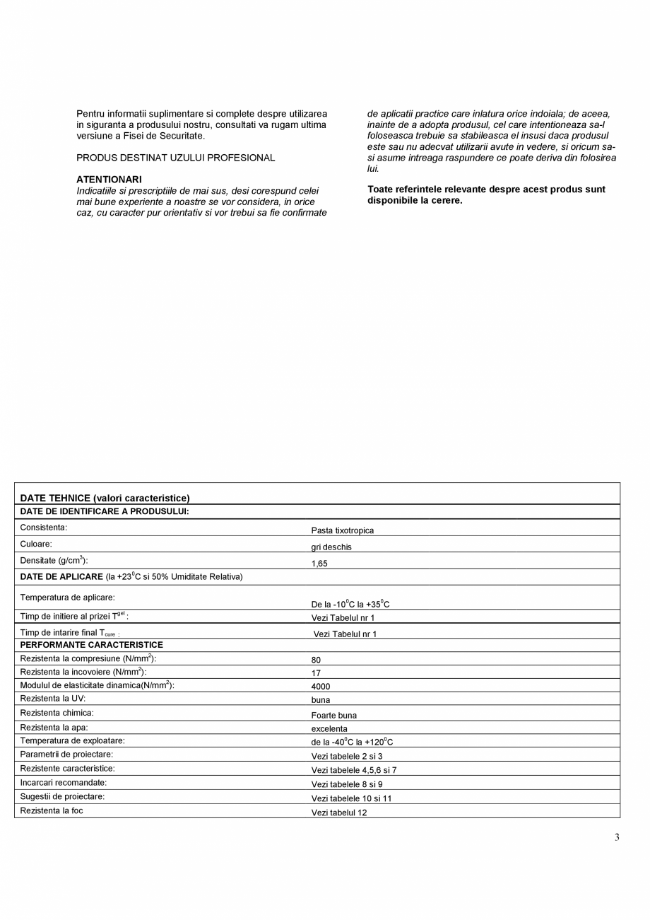 Pagina 3-Ancora chimica pentru incarcari structurale si prinderea armaturilor in beton MAPEI MAPEFIX VE SF...