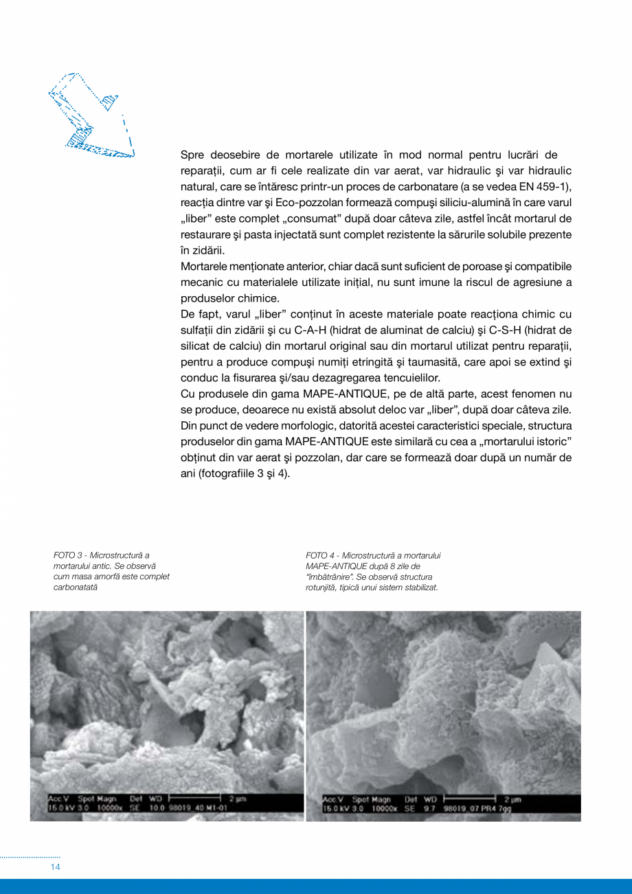 Pagina 14-Produse si sisteme pe baza de VAR pentru restaurarea cladirilor din zidarie MAPEI Catalog, brosura...