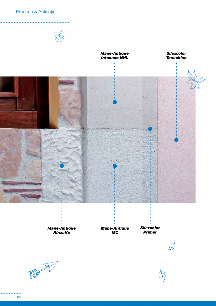 Pagina 58-Produse si sisteme pe baza de VAR pentru restaurarea cladirilor din zidarie MAPEI Catalog, brosura...