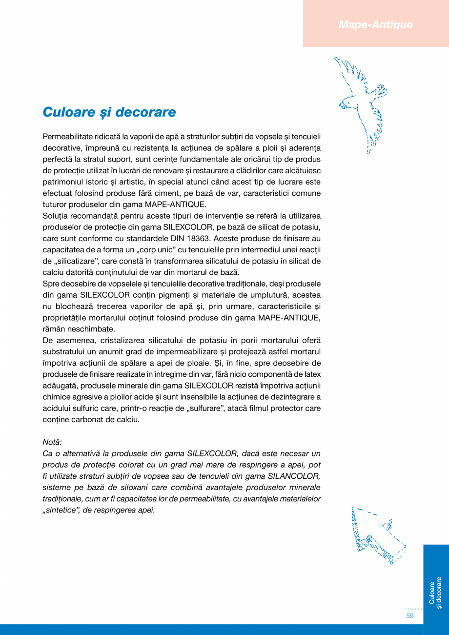 Pagina 59-Produse si sisteme pe baza de VAR pentru restaurarea cladirilor din zidarie MAPEI Catalog, brosura...