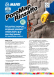 Mortare de asanare pe baza de ciment MAPEI - PoroMap Rinzaffo