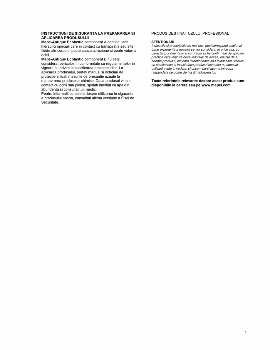 Pagina 3-Imbracaminte elastica, bicomponenta pentru hidroizolarea si protectia elementelor de constructii...