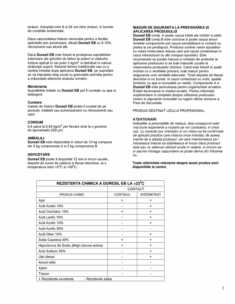 Pagina 2-Vopsea epoxidica modificata cu rasini hidrocarburice pentru protectia antiacida a suprafetelor din...