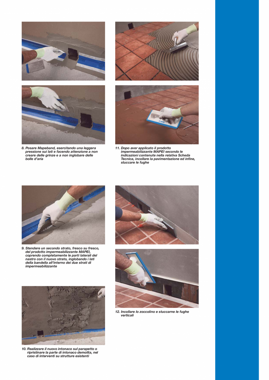 Pagina 3-Gura de scurgere laterala pentru terase si balcoane MAPEI DRAIN FRONT Fisa tehnica Italiana strati...