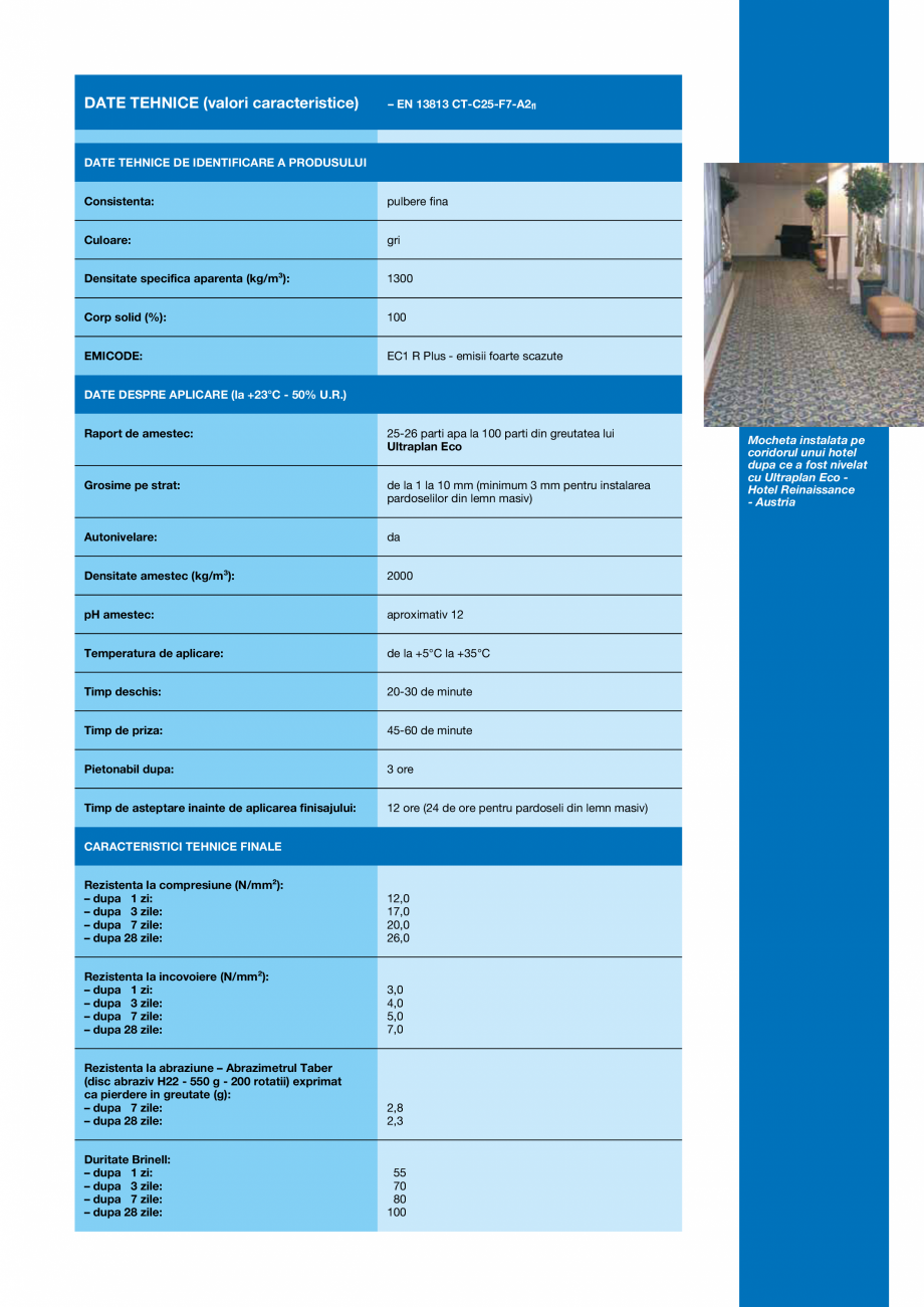 Pagina 3-Sapa autonivelanta cu intarire ultrarapida, cu aplicare in grosimi de la 1 la 10 mm MAPEI ULTRAPLAN ...
