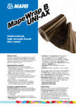 Tesatura unidirectionala din fibre de bazal cu rezistenta ridicata MAPEI - MAPEWRAP B UNI-AX