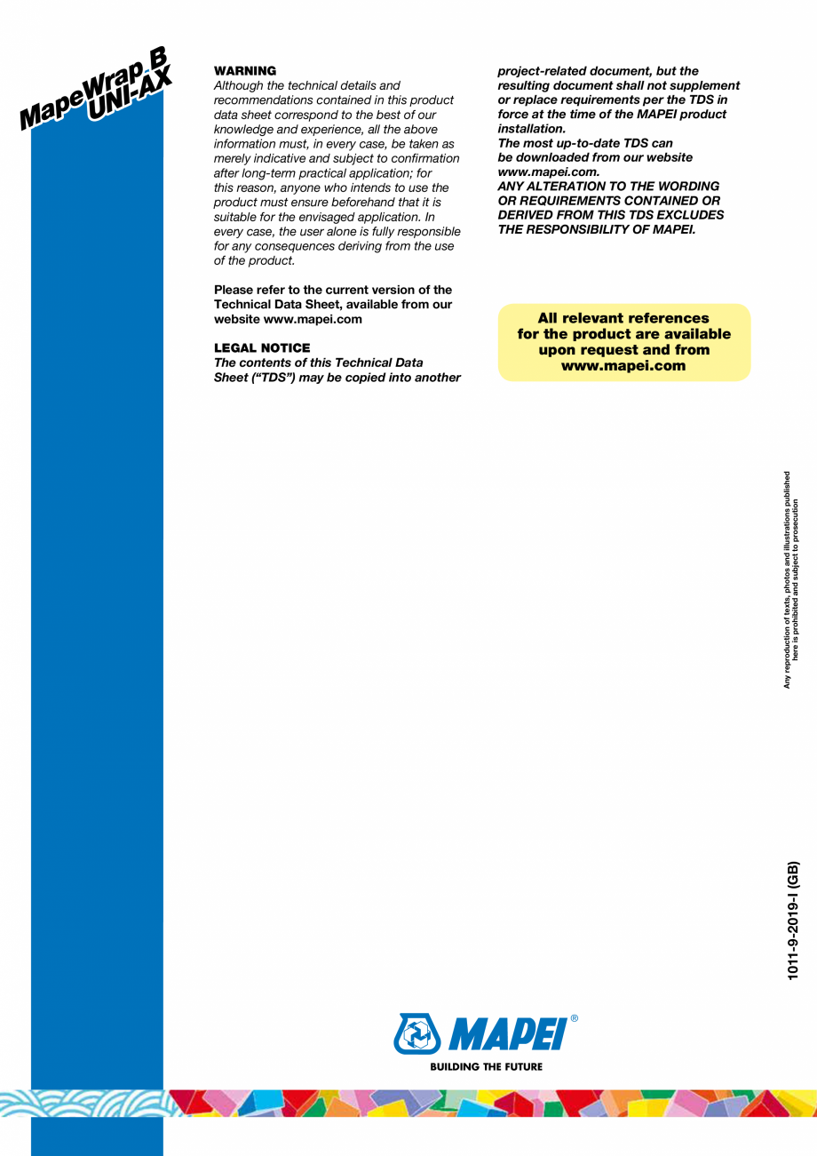 Pagina 6-Tesatura unidirectionala din fibre de bazal cu rezistenta ridicata MAPEI MAPEWRAP B UNI-AX Fisa...