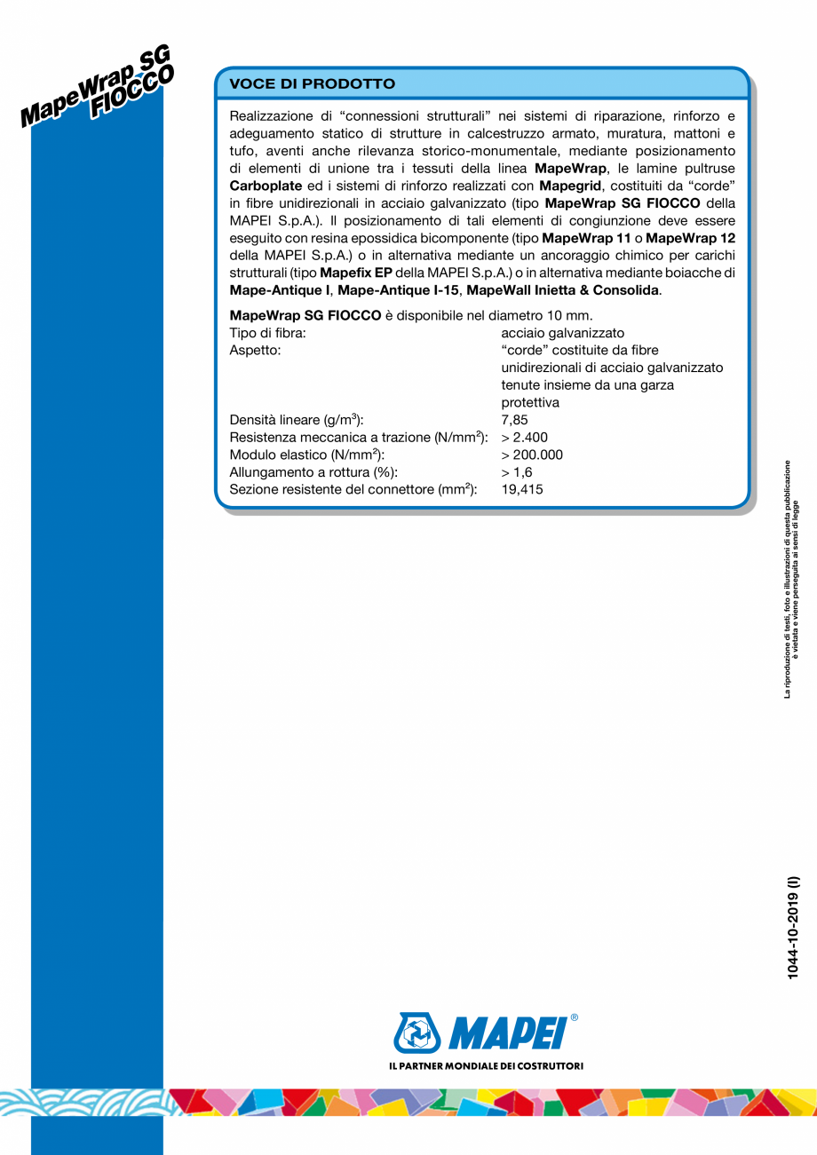 Pagina 6-Coarda din fibre de otel cu rezistenta ridicata pentru realizarea conexiunilor structurale MAPEI...