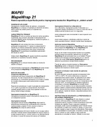 Rasina epoxidica superfluida pentru impregnarea tesaturilor MapeWrap in „sistem umed”
