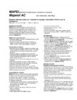 Etansant siliconic acetic pur, rezistent la mucegai MAPEI - MAPESIL AC