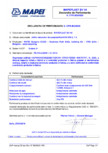 Declaratie de performanta - Aditiv reducator de apa plastifiant EN 934-2 T 2 MAPEI - MAPEPLAST