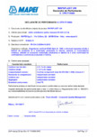 Declaratie de performanta - Aditiv stabilizator pentru betoane EN 934-2 (T.4) MAPEI - MAPEPLAST UW