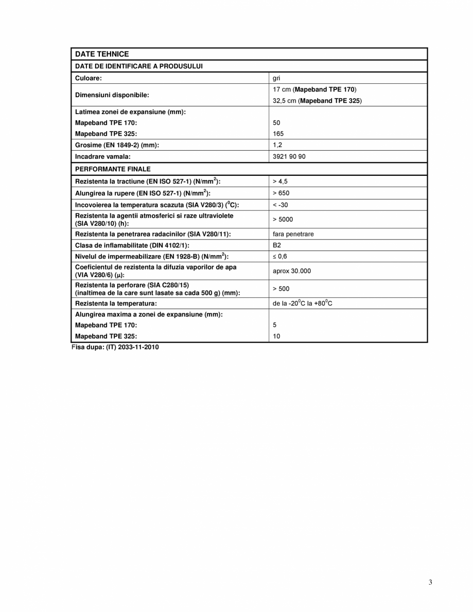 Pagina 3-Banda TPE pentru etansarea flexibila si impermeabilizarea rosturilor de dilatare si a fisurilor...