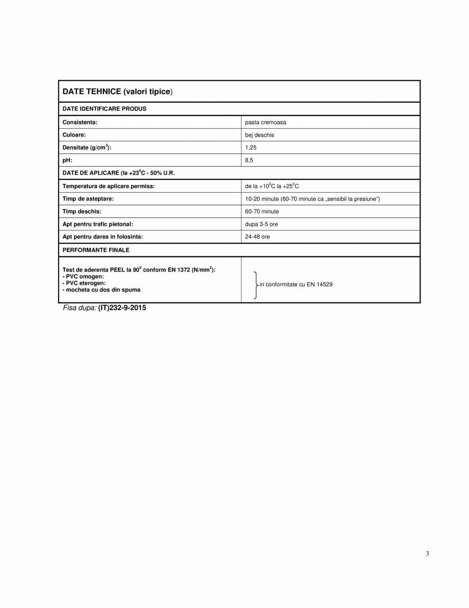 Pagina 3-Adeziv in dispersie apoasa fara solventi pentru pardoseli vinilice MAPEI ULTRABOND ECO 380 Fisa...