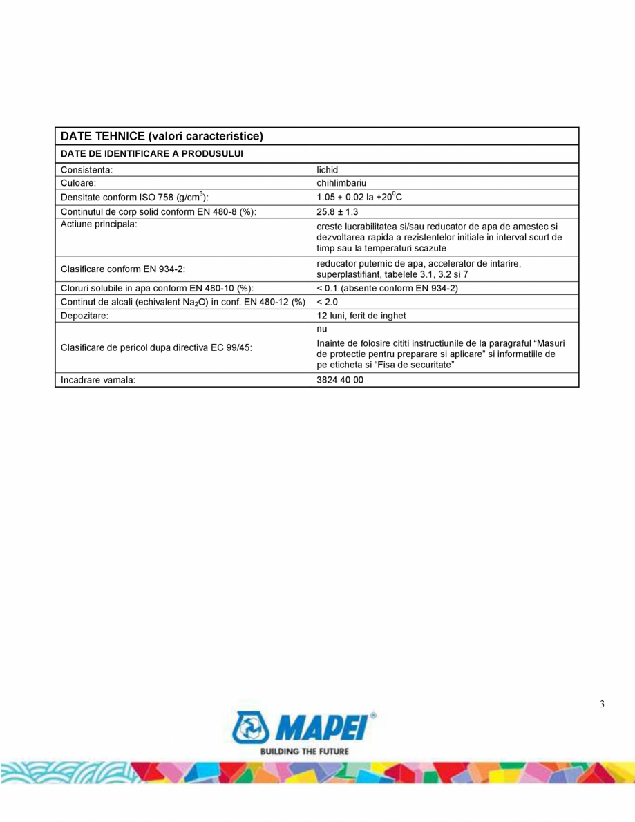 Pagina 3-Aditiv superplastifiant, accelerator de intarire pentru decofrarea rapida a betonului prefabricat...