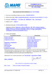 Declaratie de performanta pentru aditiv superplastifiant/puternic reducator de apa MAPEI - DYNAMON SR 914