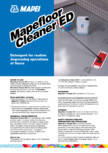 Detergent pentru curatarea zilnica si degresarea pardoselilor sintetice MAPEI - MAPEFLOOR CLEANER ED