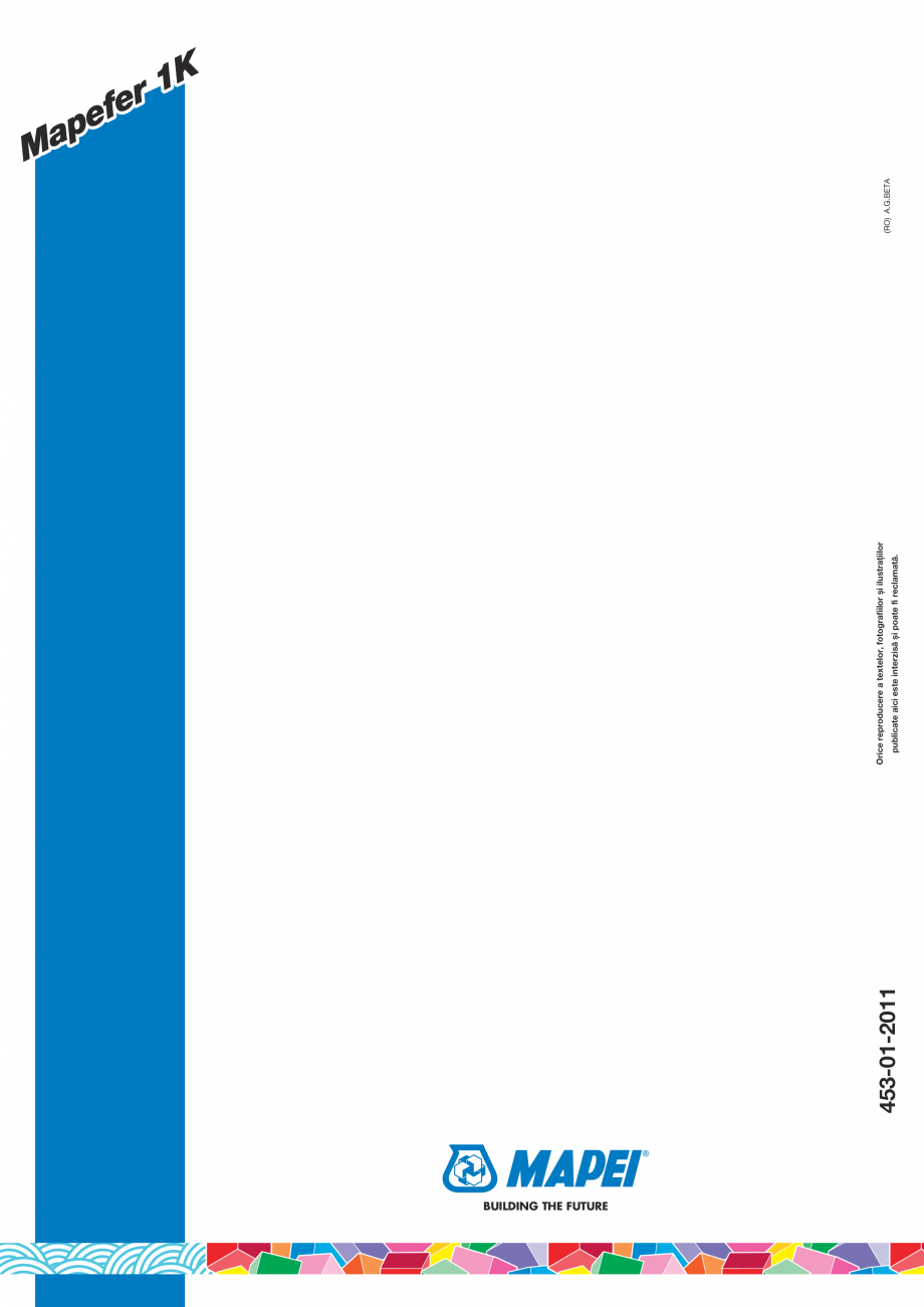Pagina 4-Mortar monocomponent, pe baza de ciment, anticoroziv, pentru protectia barelor de armatura MAPEI...