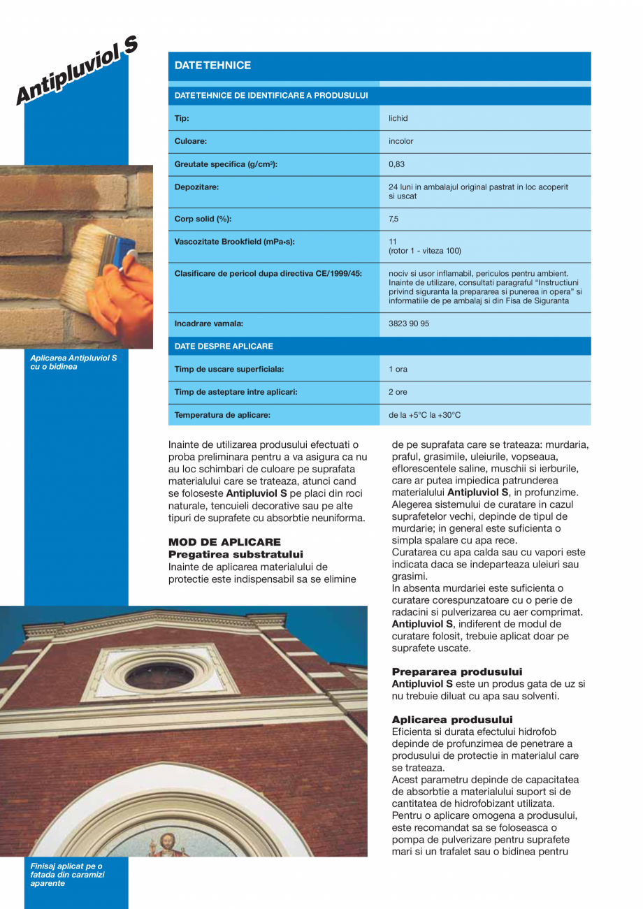 Pagina 2-Finisaj incolor hidrofobizant pe baza de rasini siloxanice MAPEI ANTIPLUVIOL S Fisa tehnica Romana...