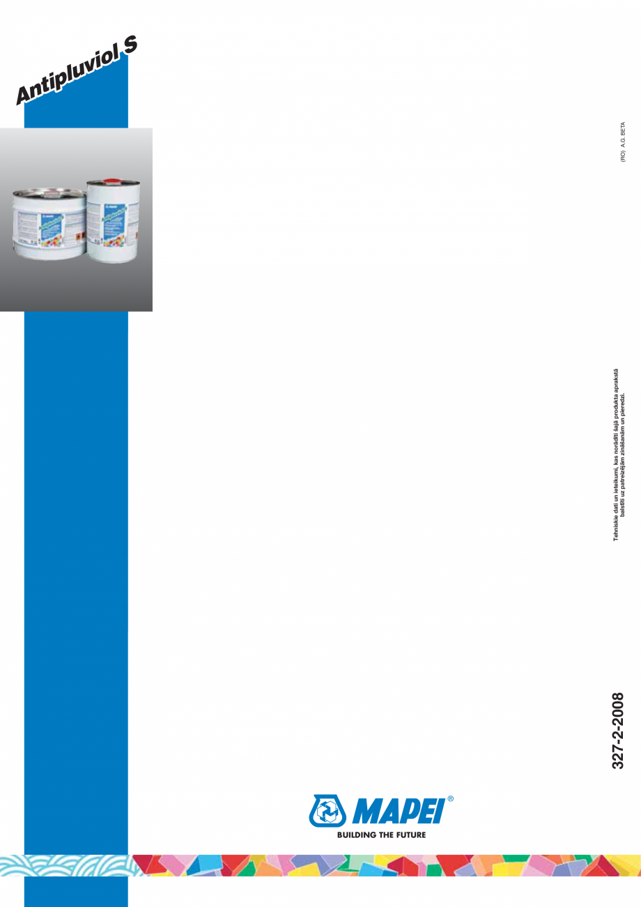 Pagina 4-Finisaj incolor hidrofobizant pe baza de rasini siloxanice MAPEI ANTIPLUVIOL S Fisa tehnica Romana...