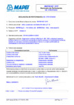 Declaratie de performanta - Aditiv accelerator de intarire EN 934-2 (T 7) MAPEI - MAPEFAST CF